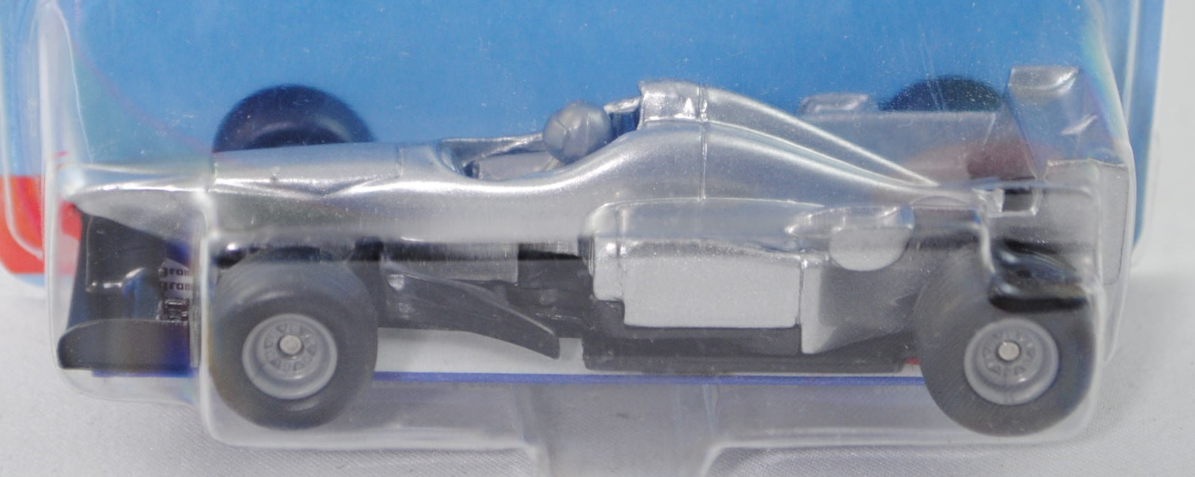 00010 SIKU RACER (vgl. Formel Rennwagen), weißaluminiummetallic/schwarz, Sitz schwarz, Lenkrad weißa