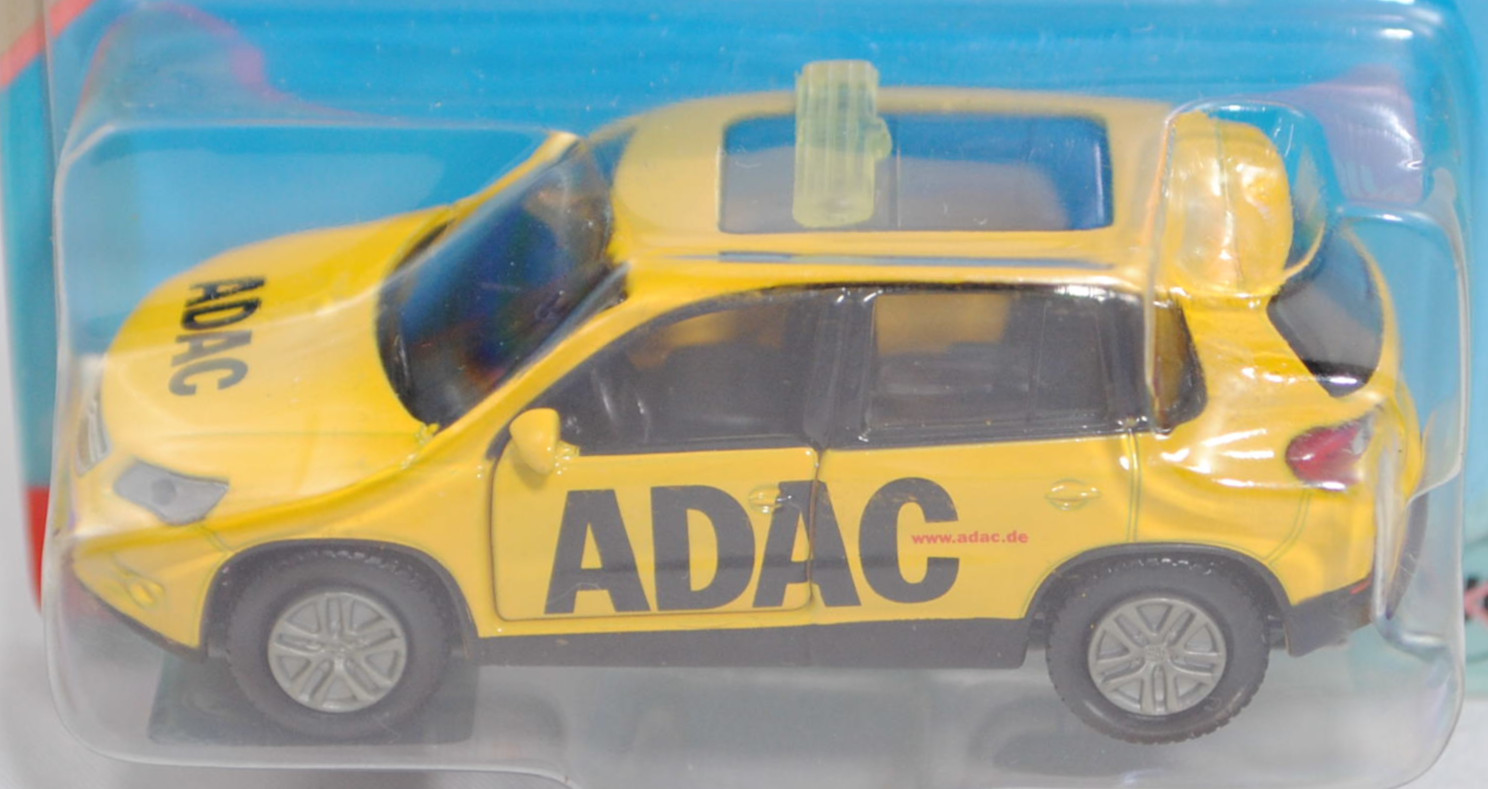 00006 VW Tiguan 2.0 TDI (Typ 5N, Mod. 2008-2011) ADAC Pannenhilfe, gelb, SIKU, 1:55, P29d vergilbt
