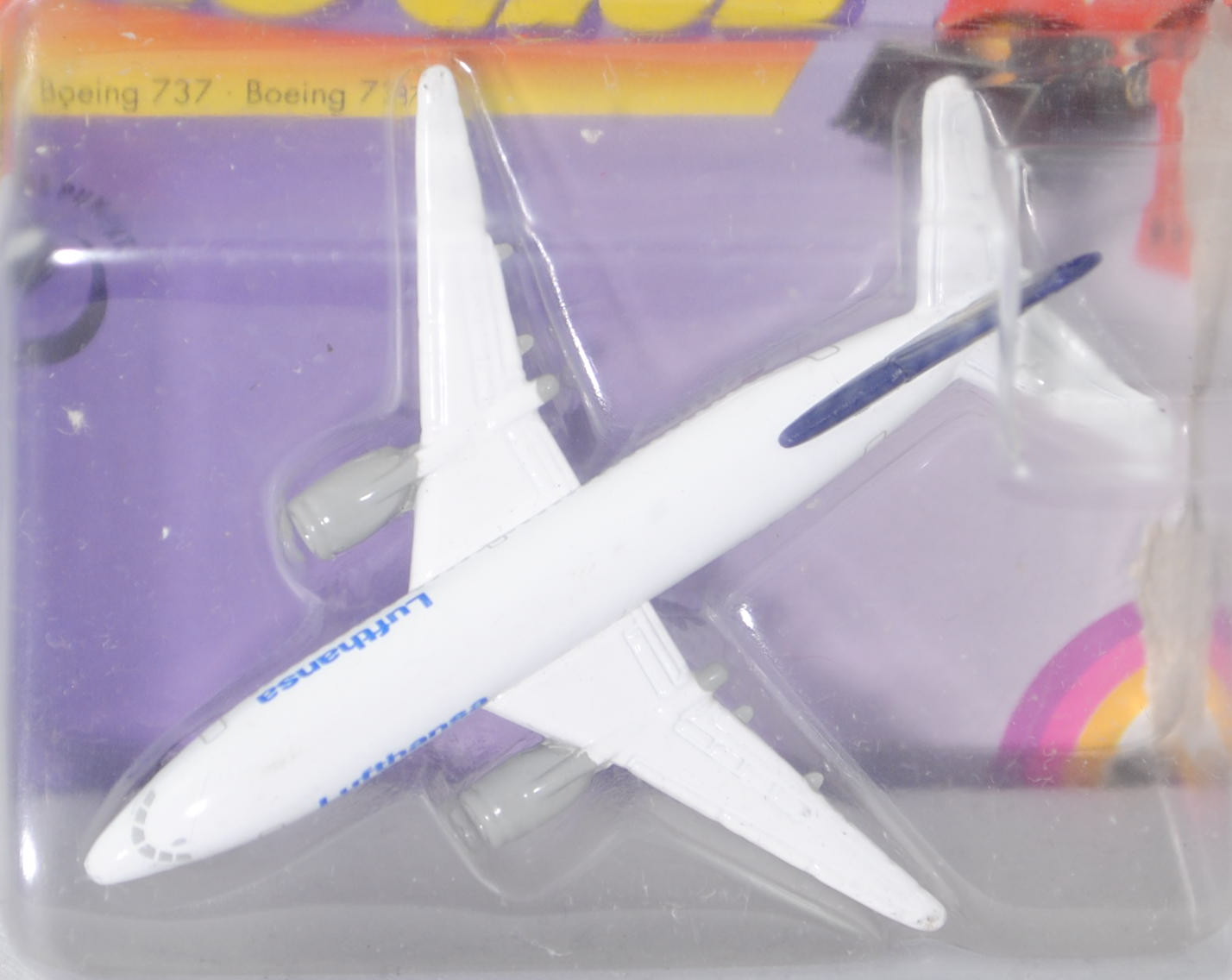 00000 Boeing 737-300 (2. Generation, Modell 1984-1999), reinweiß, Lufthansa, SIKU, ca. 1:502, P24 ne