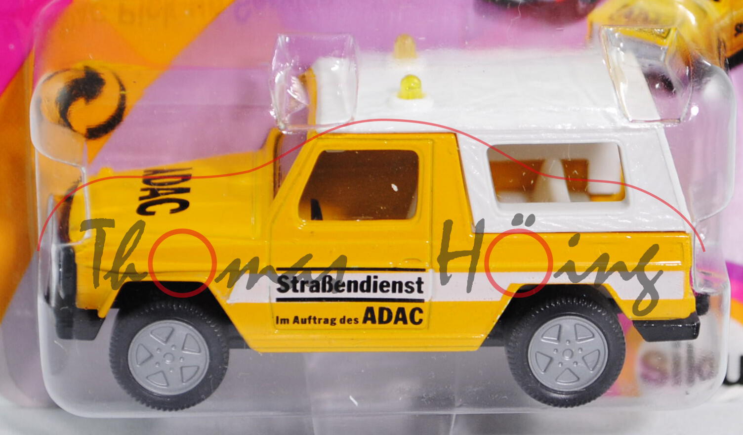 00001 Mercedes-Benz 280 GE ADAC-Pick Up Service, gelb, Straßendienst / Im Auftrag des ADAC, P23