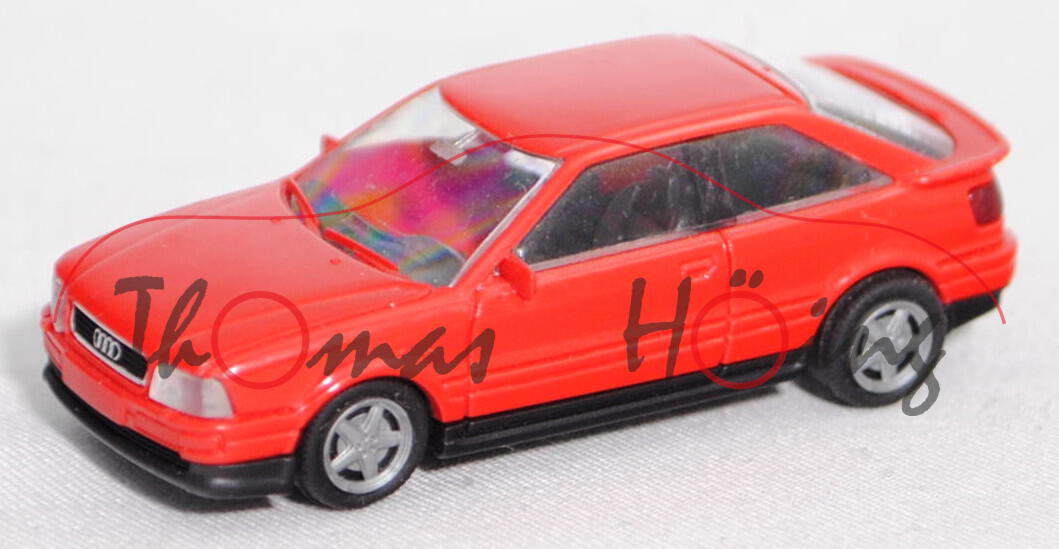 Audi Coupé S2 (2. Gen., B3 Facelift, Typ 89 8B, Modell 1990-1995), verkehrsrot, Rietze, 1:87, mb