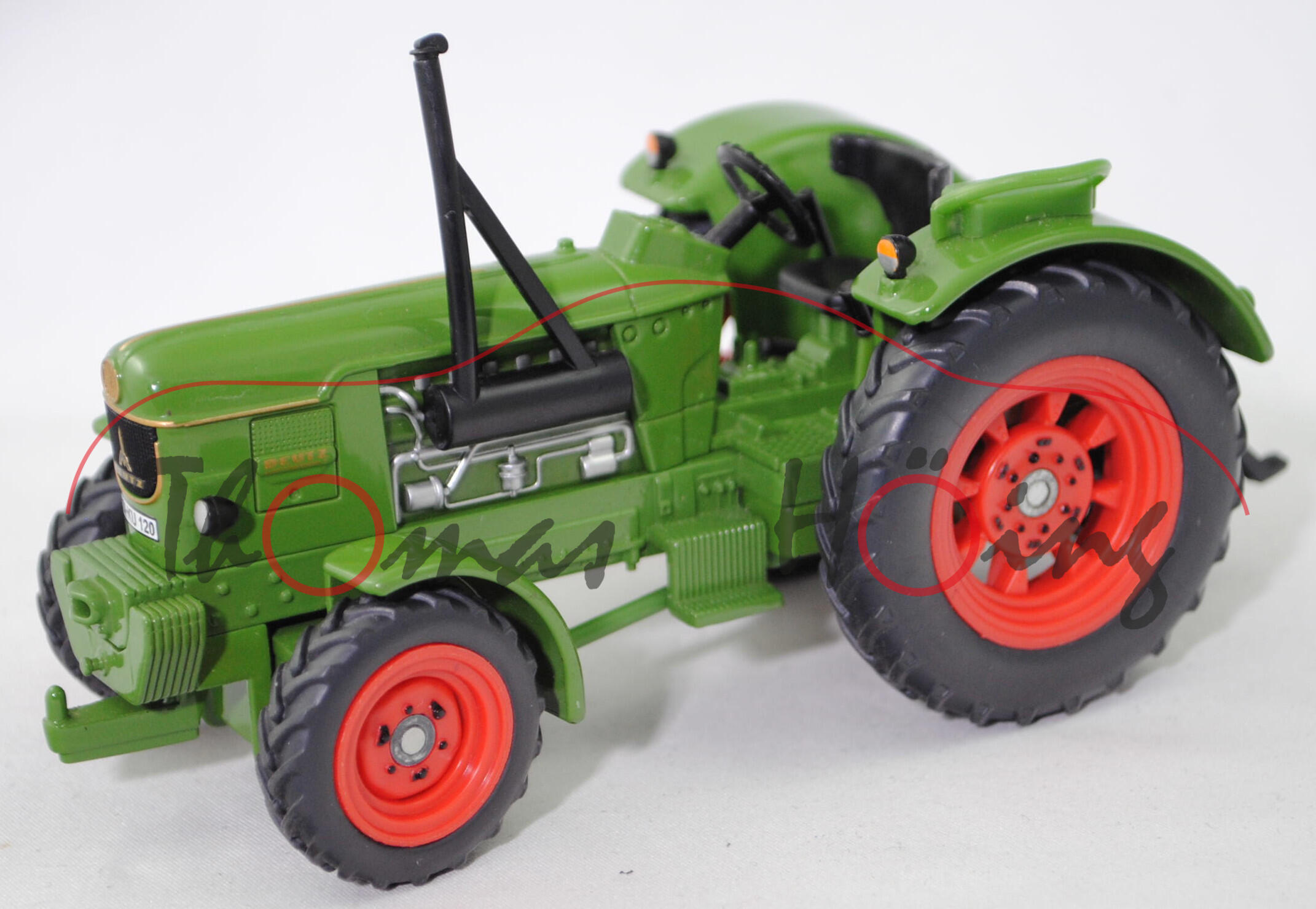 00000 Deutz D 9005 A Ackerschlepper (Modell 1967-1968), grasgrün, ohne Fahrer, SIKU FARMER, 1:32