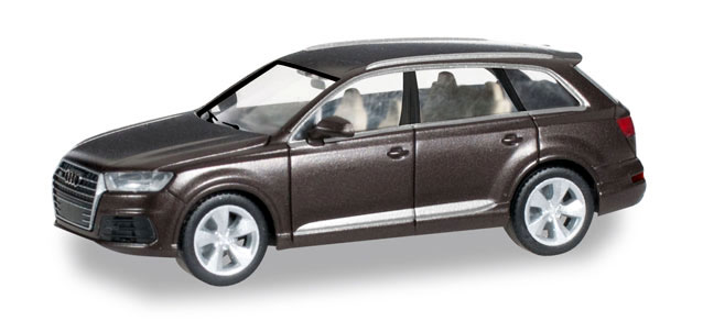 Audi Q7 (Typ 4M, Modell 2015-), argusbraun metallic, Herpa, 1:87, mb 