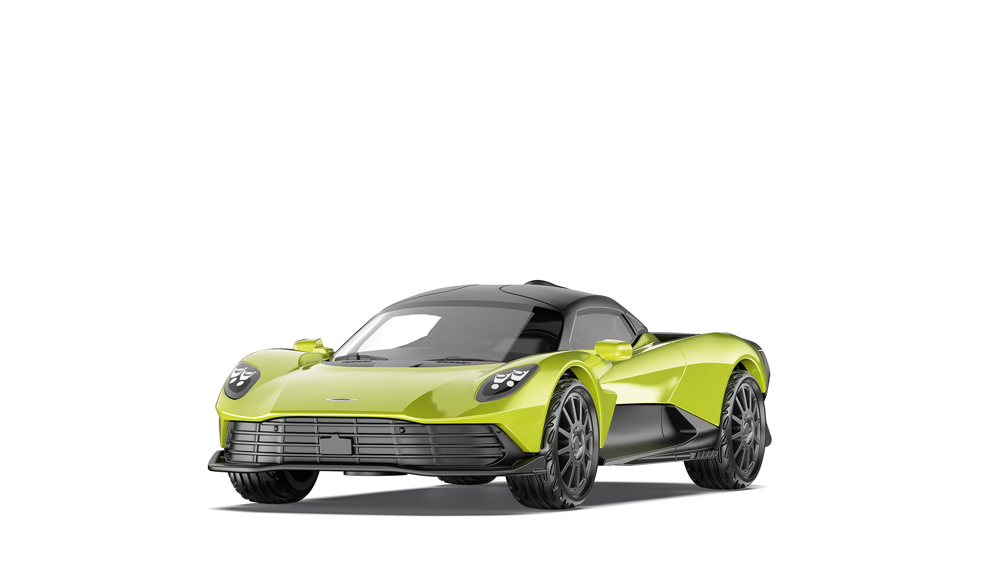 00000 Aston Martin Valhalla (1. Generation, interne Baureihenbezeichnung TM01, Modell 2025-), grün, innen schwarz, B49 schwarz, SIKU SUPER, P29f