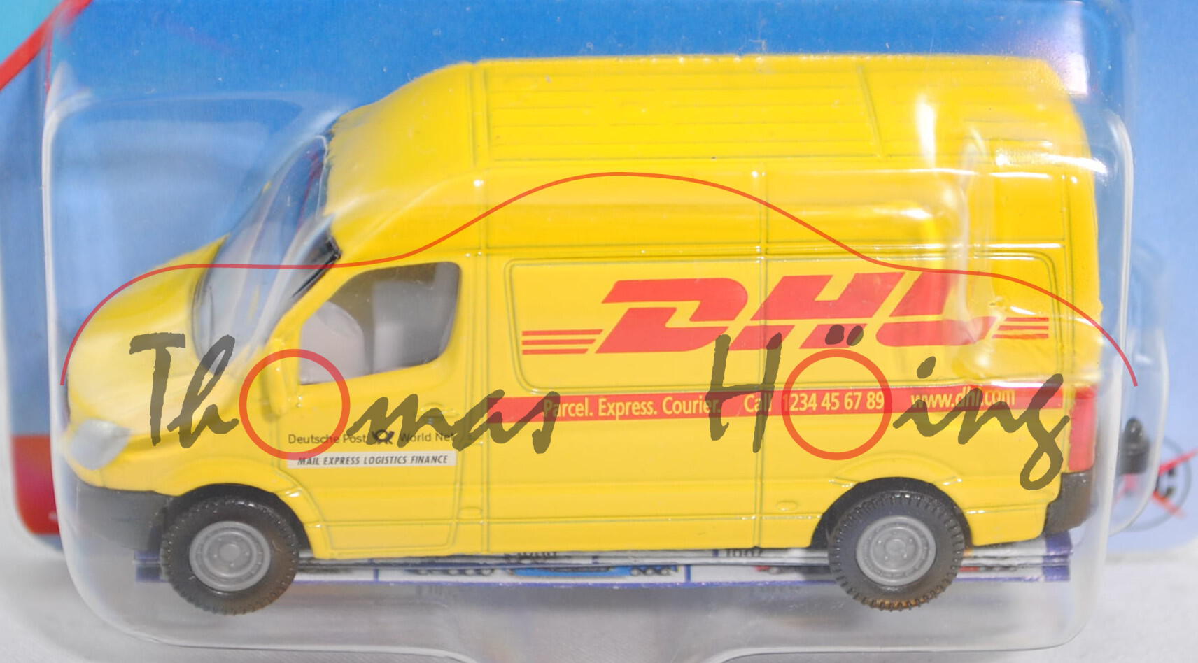 00002 Mercedes-Benz Sprinter II (NCV 3, W 906, Mod. 06-13) Kastenwg. Postwg., h.-gelb, DHL / Parcel.