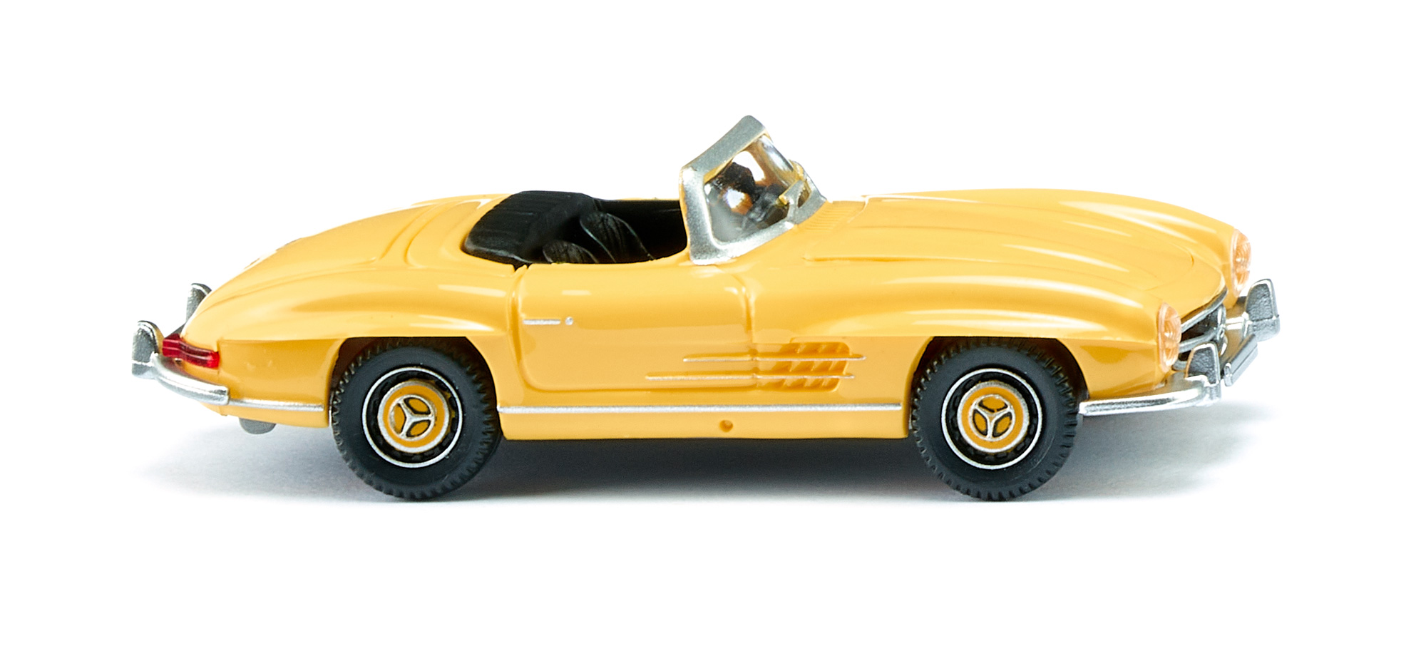 Mercedes-Benz 300 SL Roadster (Baureihe W 198, Modell 1957-1963), zinkgelb, Wiking, 1:87, mb