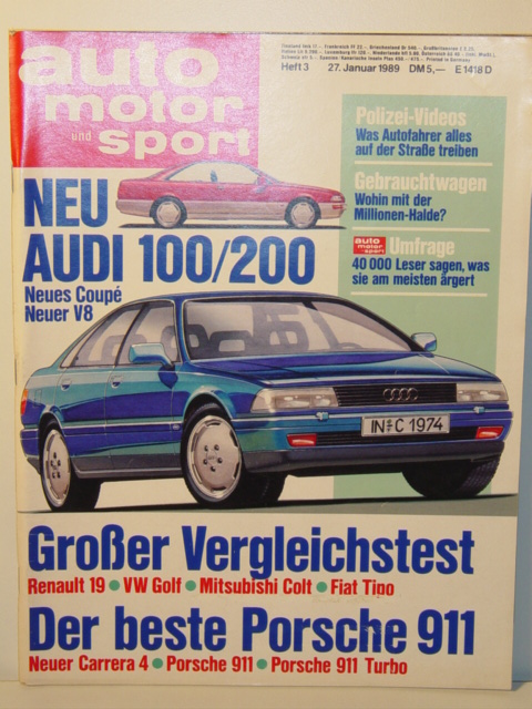 auto motor und sport, Heft 3, 27. Januar 1989