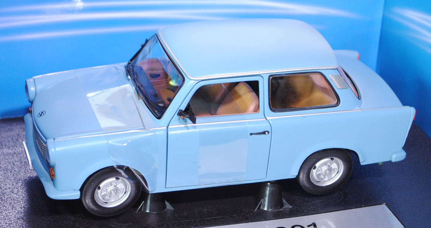 Trabant 601 Limousine (Typ P601), Modell 1964-1990, pastellblau, Sun Star, 1:18, mb (Sondermodell CA