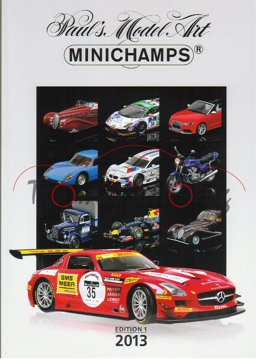 Minichamps Katalog Edition 1 2013, 188 Seiten DIN A4, Minichamps