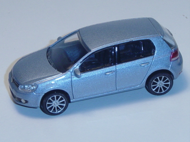 VW Golf VI, shark blue metallic, 1:50, Norev, Werbeschachtel