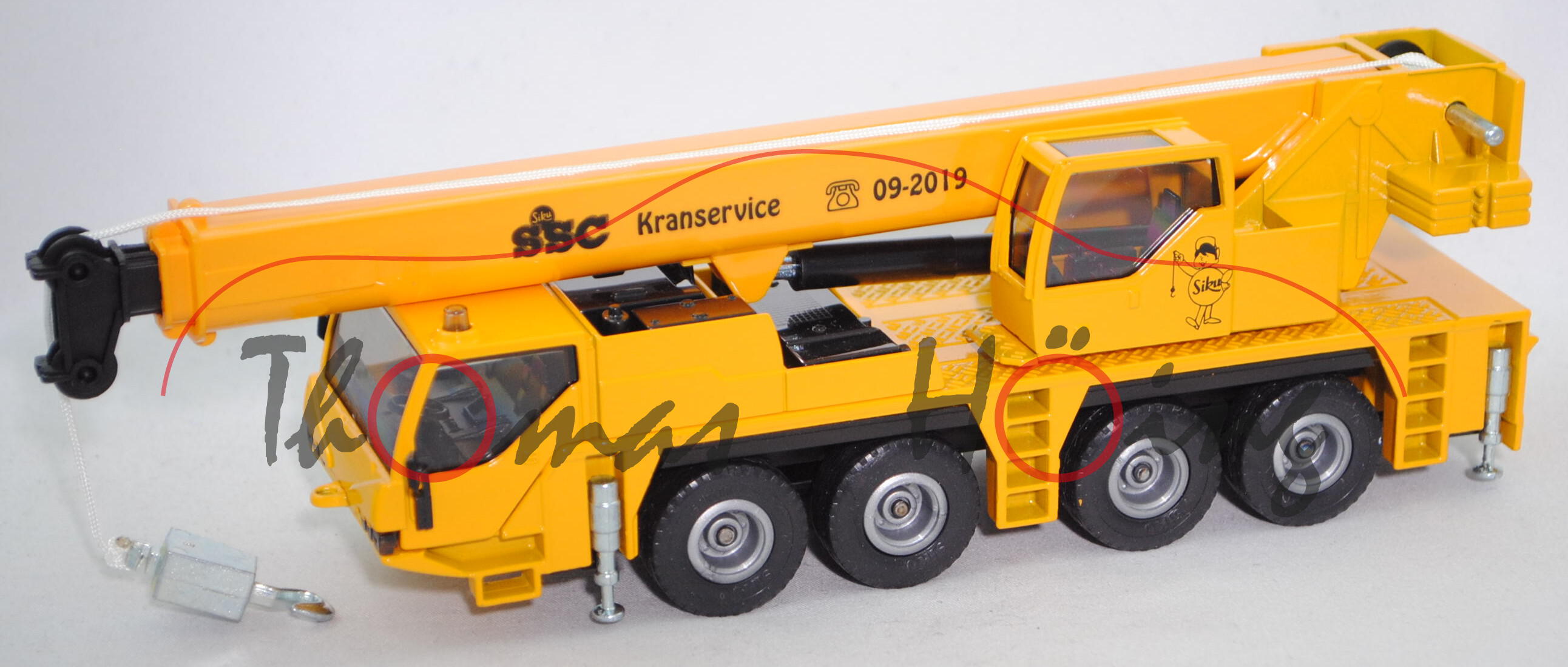 00002 SSC 09 2019 Kranwagen Liebherr LTM 1060/2 (Mod. 99-05), gelb, SSC Kranservice 09-2019, L17mpP