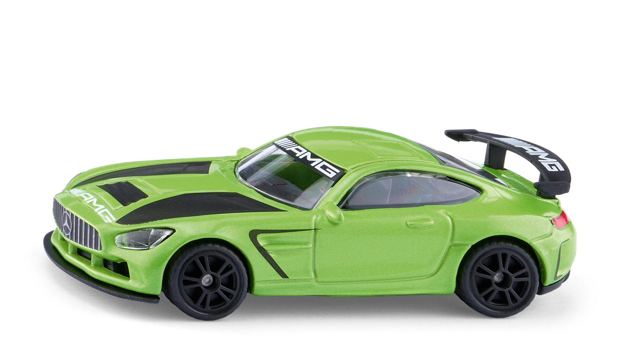 00000 Mercedes-AMG GT4 (Baureihe C 190, Rennwagen für Customer Racing nach FIA-GT4-Reglement mit 1 Sitzplatz, Modell 2017-), grün, SIKU SUPER, 1:58, P29f