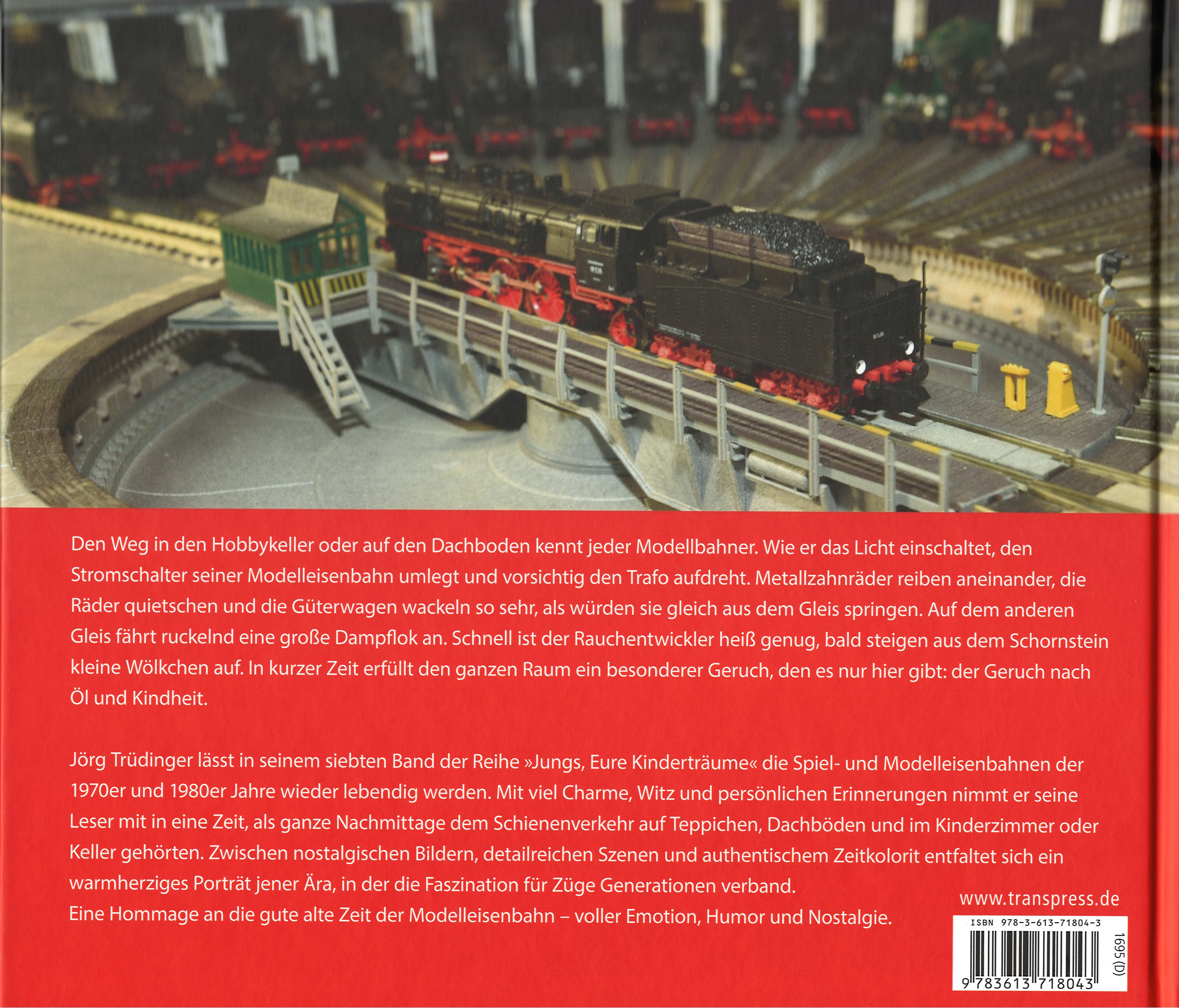 JUNGS, EURE KINDERTRÄUME - SPIEL- UND MODELLBAHNEN DER 70ER UND 80ER, Inhalt: Märklin / ROCO / Rivarossi / ..., Jörg Trüdinger, Motorbuch Verlag, 1. Auflage 2026