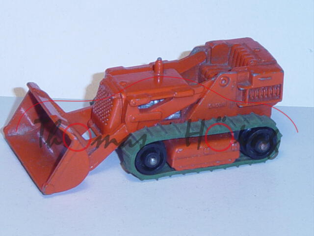 Drott Excavator, rotorange/silbergraumetallic, bewegliche Schaufel, Matchbox Series