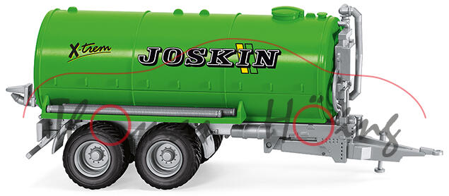 JOSKIN-Güllefass X-TREM mit Hydro-Tandem-Fahrwerk (Vakuumfasswagen), gelbgrün, Wiking, 1:87, mb