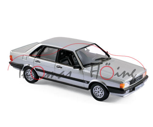 Audi 80 GTE quattro (B2 facelift, Typ 85, Modell 1984-1986, Baujahr. 1985), silber, Norev, 1:43, PC-