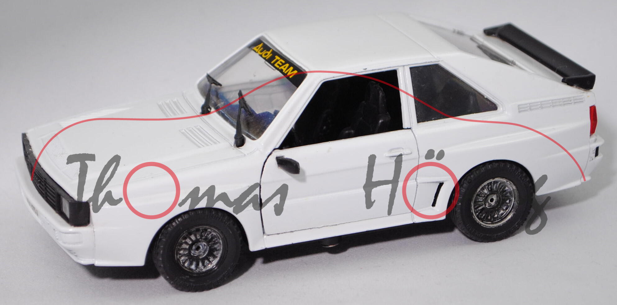 Audi sport quattro (Typ 85Q, Modell 1984-1986), alpinweiß (L90E), Polistil® SERIE S DIE-CAST, 1:25