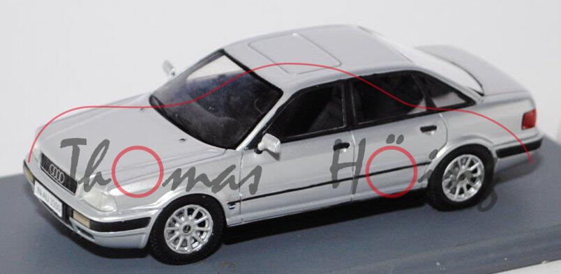 Audi 80 (B4, Typ 8C), Modell 1991-1994, silber, Neo, 1:43, mb