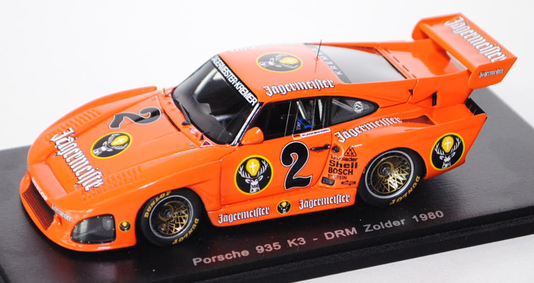 Porsche 935 K3/80, Modell 1976-1981, reinorange, DRM Zolder 1980 (3. Platz), Nr. 2, Fahrer: Axel Pla