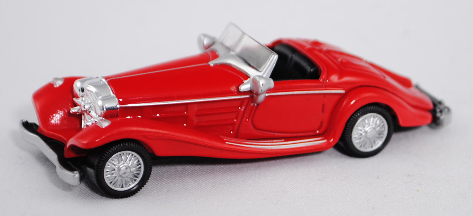 Mercedes-Benz 500 K Spezial-Roadster (Typ W 29, Modell 1935), verkehrsrot, 1:64, Norev RETRO, mb