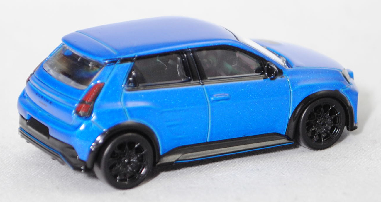 Alpine A290 GT (P01, Phase I / Vorfacelift, Ausstattungslinie GT, Modell 2024-), alpine vision blau (Farbcode RRR), Norev Multigam Serie, 1:64, mb