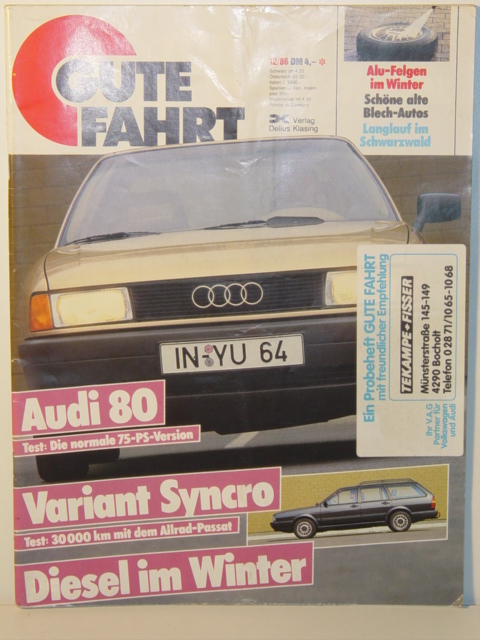 GUTE FAHRT, Heft 12, Dezember 1986