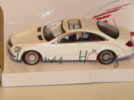 Mercedes CL Coupe, weiß, MondoMotors, 1:43, mb