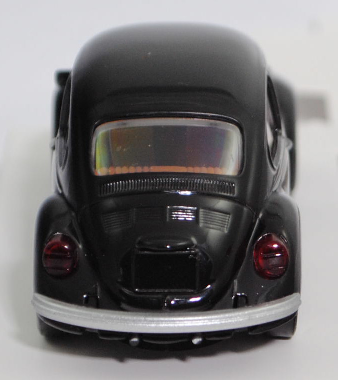 VW Käfer / Coccinelle 1303 Limousine (1. Generation, Typ 11 Modell 111, Modell 1972-1974, Baujahr 1973), schwarz (Farbcode L041), innen hell-braunbeige, Norev Jet-car, 1:43, mb