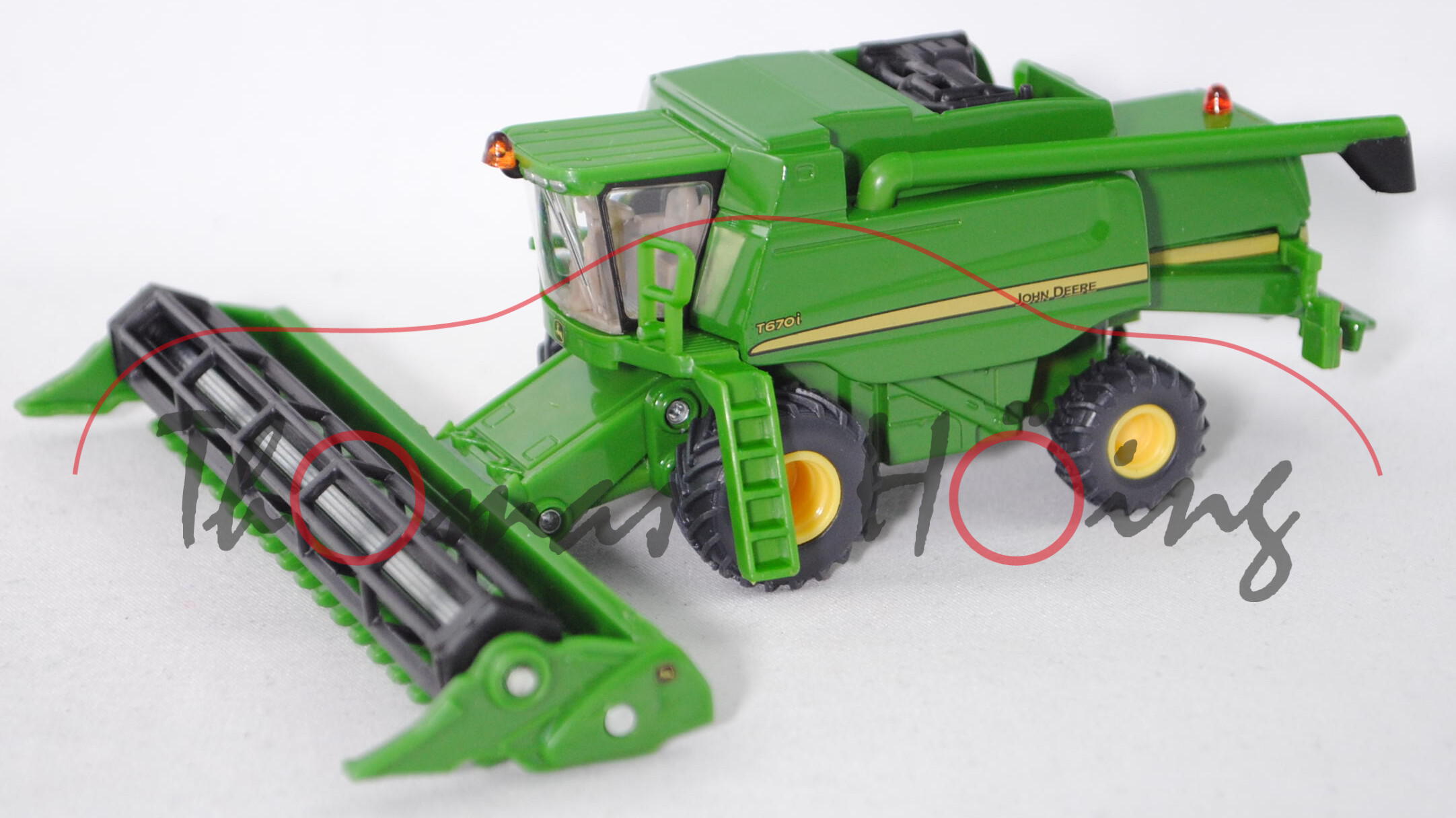 00003 John Deere T 670i (Modell 2008-2015) Mähdrescher, smaragdgrün, SIKU FARMER 1:87, L17mpK