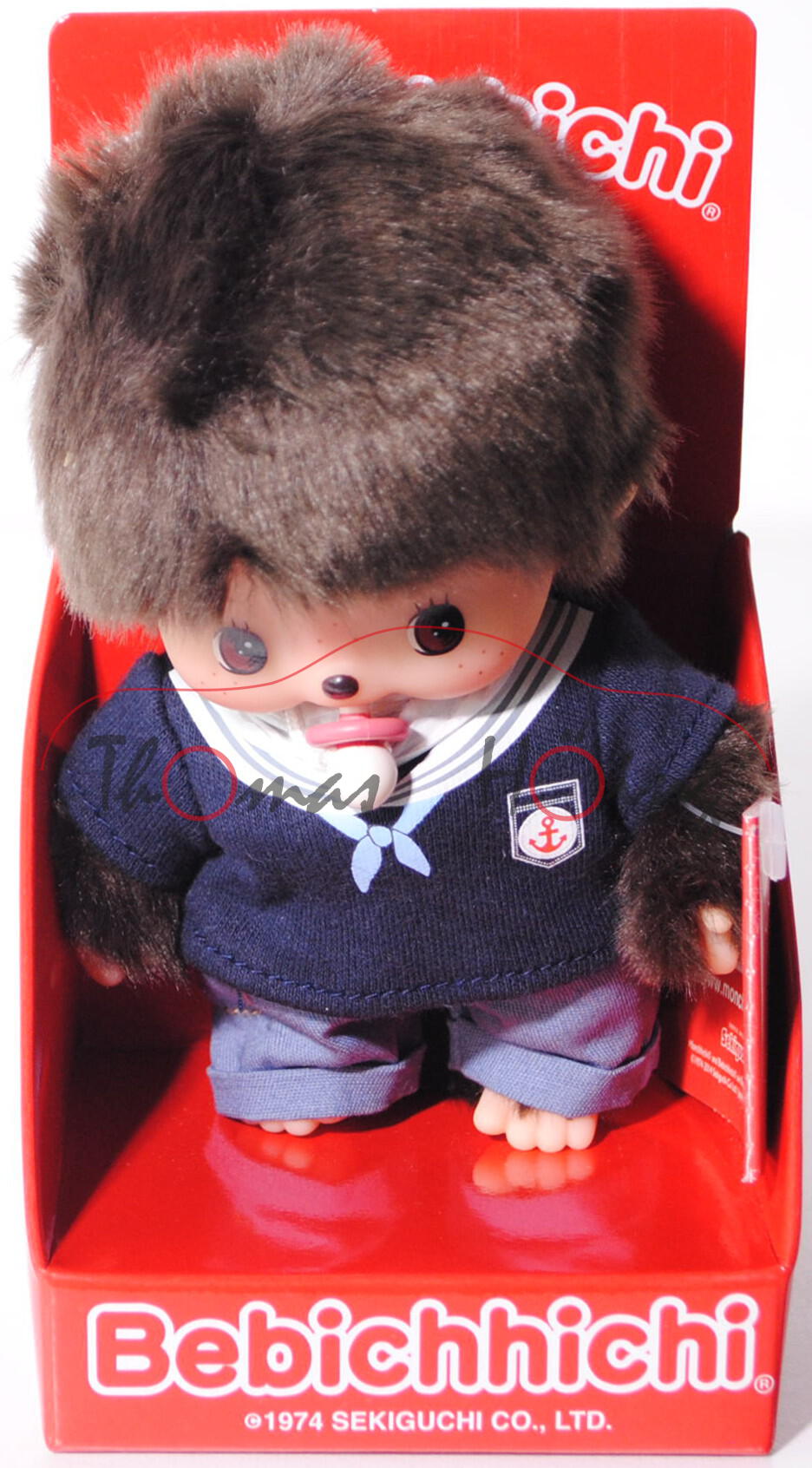 Bebichhichi (Monchhichi) - Sailor Boy (Marine Junge), 15 cm groß, Sekiguchi