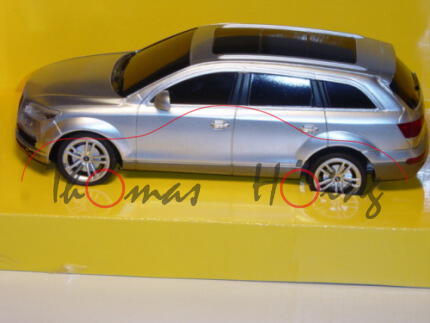 Audi Q7, Mj 05, silber, mit Fernsteuerung, RASTAR, 1:24, mb