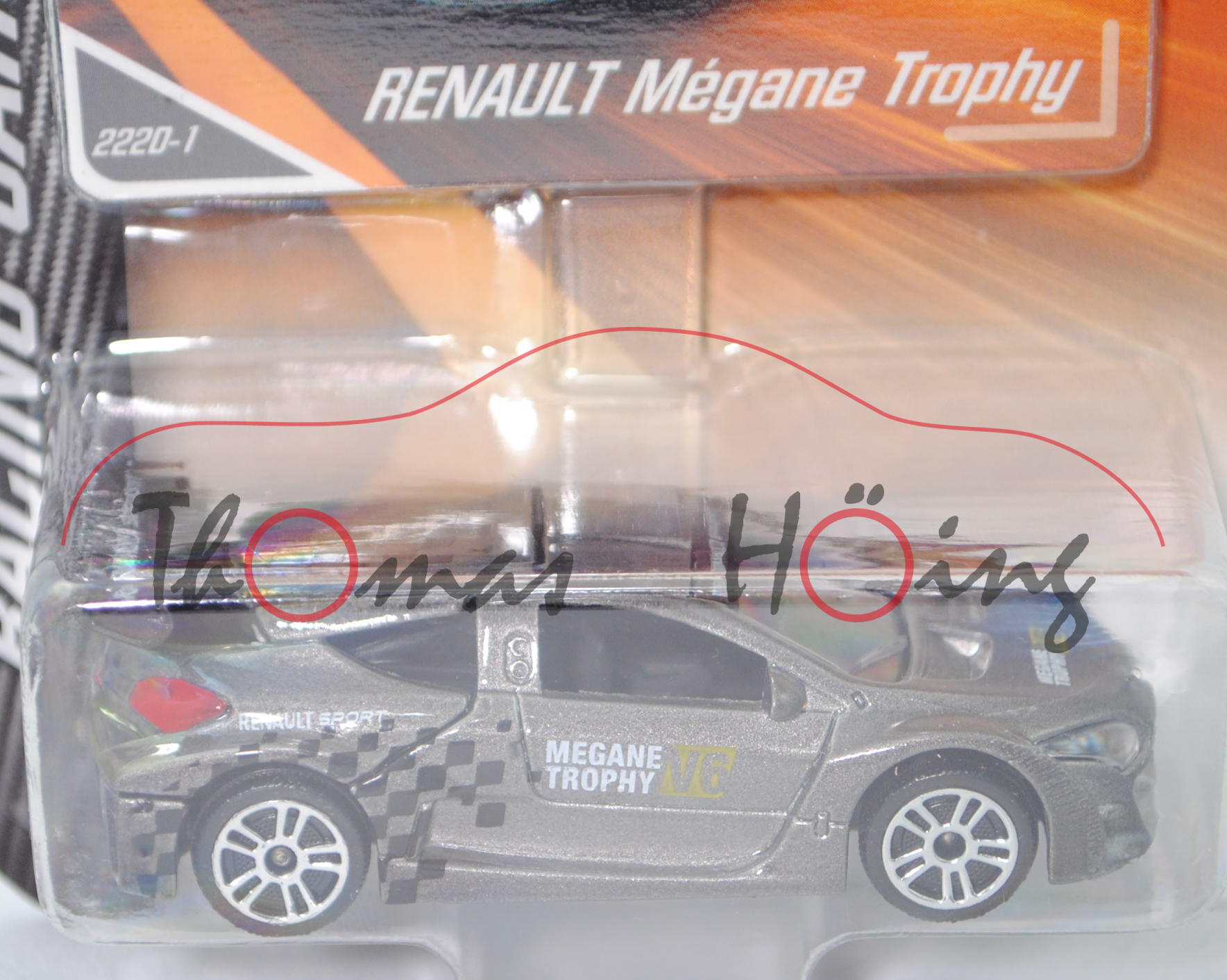 Renault Mégane Trophy (Typ II, Mod. 09-13) (Nr. 222 D), grau, RENAULT SPORT/MEGANE/TROPHY/V6, 222D-1