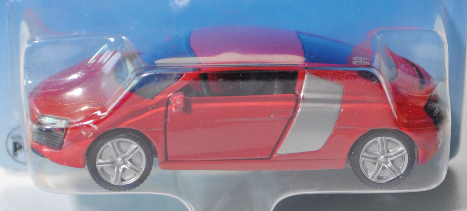 00001 Audi R8 4.2 FSI quattro Coupé (Typ 42), Modell 2007-2010, karminrot/weißaluminiummetallic, inn