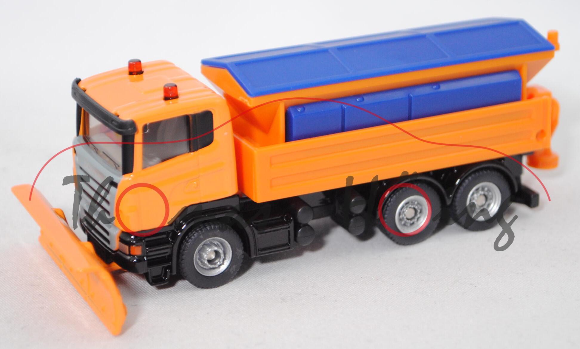 00000 Winterdienst Scania R380 (Mod. 04-09), h.-gelborange/schwarz/blau, Grill h.silbergrau, L17mpK