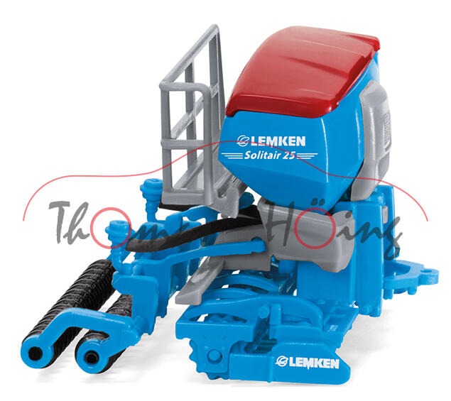 LEMKEN Bestellkombination Drillmaschine Solitär 25 KA + Kreiselegge Zirkon 12 KA, blau/rot, Wiking
