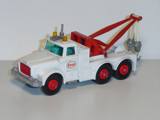 Scammell Heavy Wreck Truck, weiß, ESSO, Matchbox King Size, mb