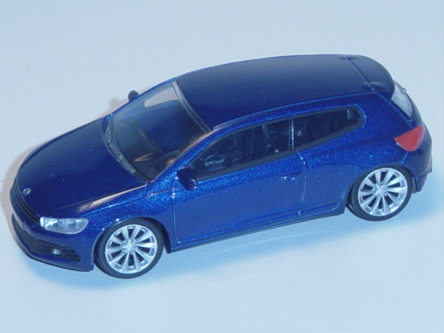 VW Scirocco, risingblue, 1:50, Norev, Werbeschachtel