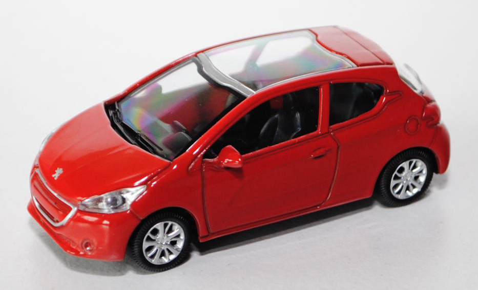 Peugeot 208, Modell 2012-, verkehrsrot, 1:50, Norev SHOWROOM, mb