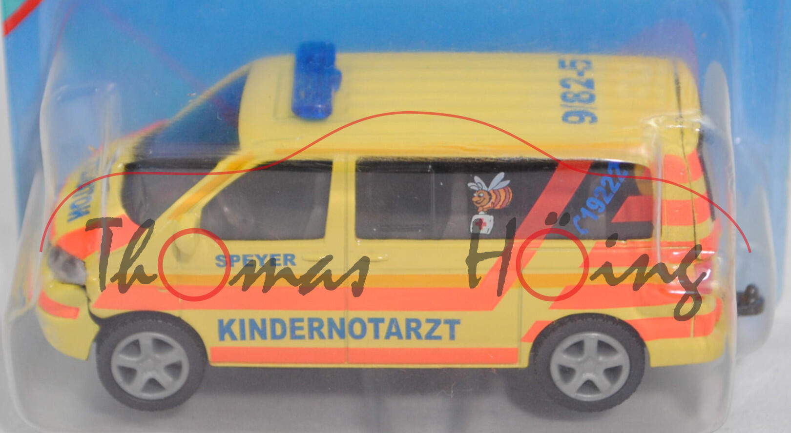 00403 VW T5.1 Multivan (Modell 03-09) Kinder-Notarztwagen, SPEYER / KINDERNOTARZT, SIKU, P29a