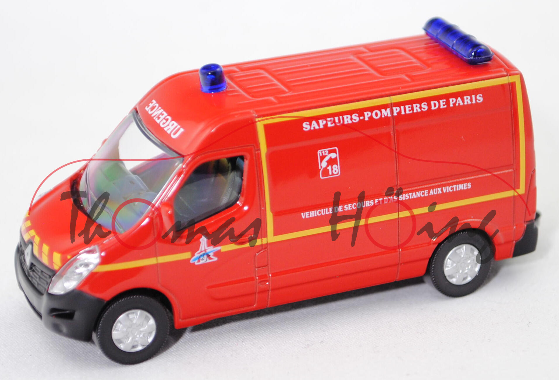 Renault Master III (Modell 2015-2019) Feuerwehr, SAPEURS-POMPIERS DE PARIS, Norev, 1:64, mb