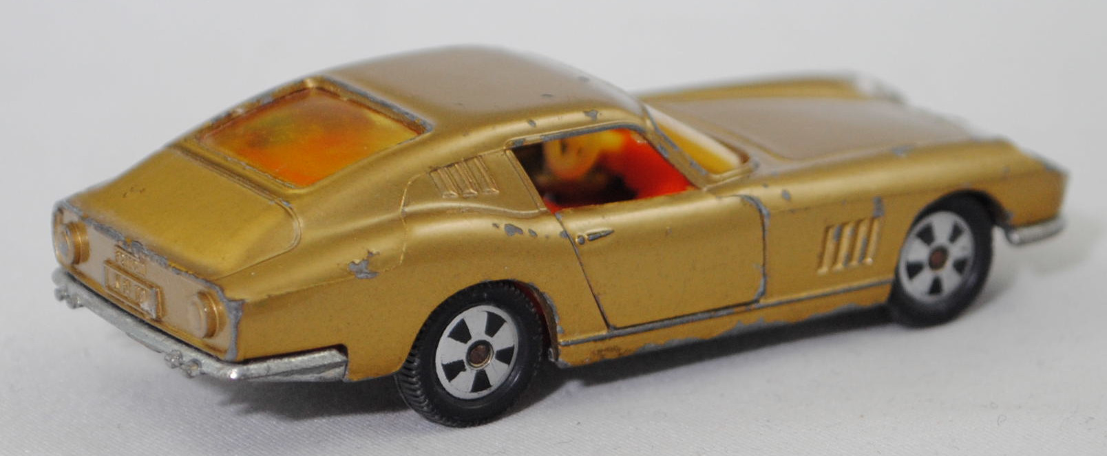 00000 Ferrari Berlinetta 275 GTB (Tipo 563, 2. Serie, Long Nose / Lange Nase, Modell 1965-1966), goldmetallic, transparente Frontscheinwerfer, Bpr. V 269, Germ, R9, SIKU SUPER, 1:56, vsc