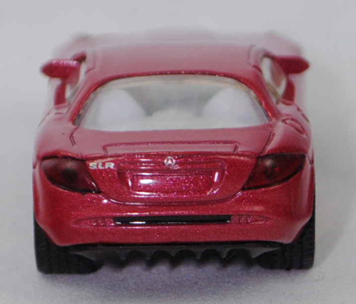 00005 Mercedes-Benz SLR McLaren (1. Generation, C 199, Modell 2004-2008), hell-braunrotmetallic, Bpr. 1004, B25a / B25b silbergrau, SIKU SUPER, 1:55, m