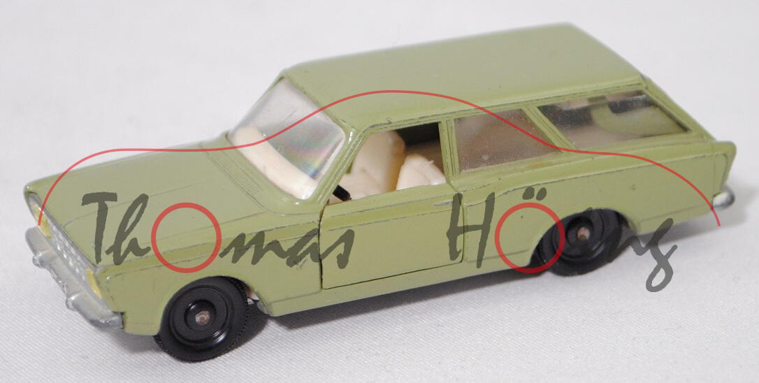 00000 Ford 17M Turnier (Typ P7a, Modell 1967-1968), hell-schilfgrün, R2, SIKU V-SERIE, 1:59, m-