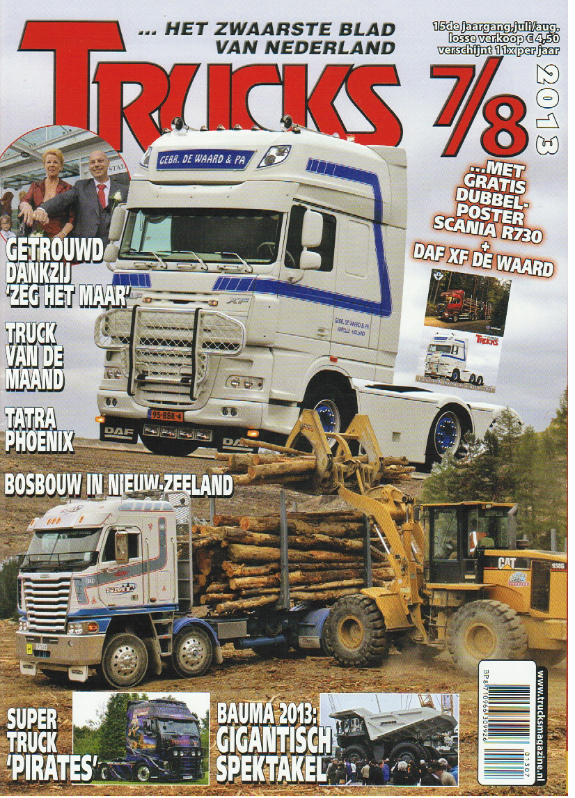 TRUCKS, 15. Jahrgang, Sprache: niederländisch, Ausgabe 7/8 2013