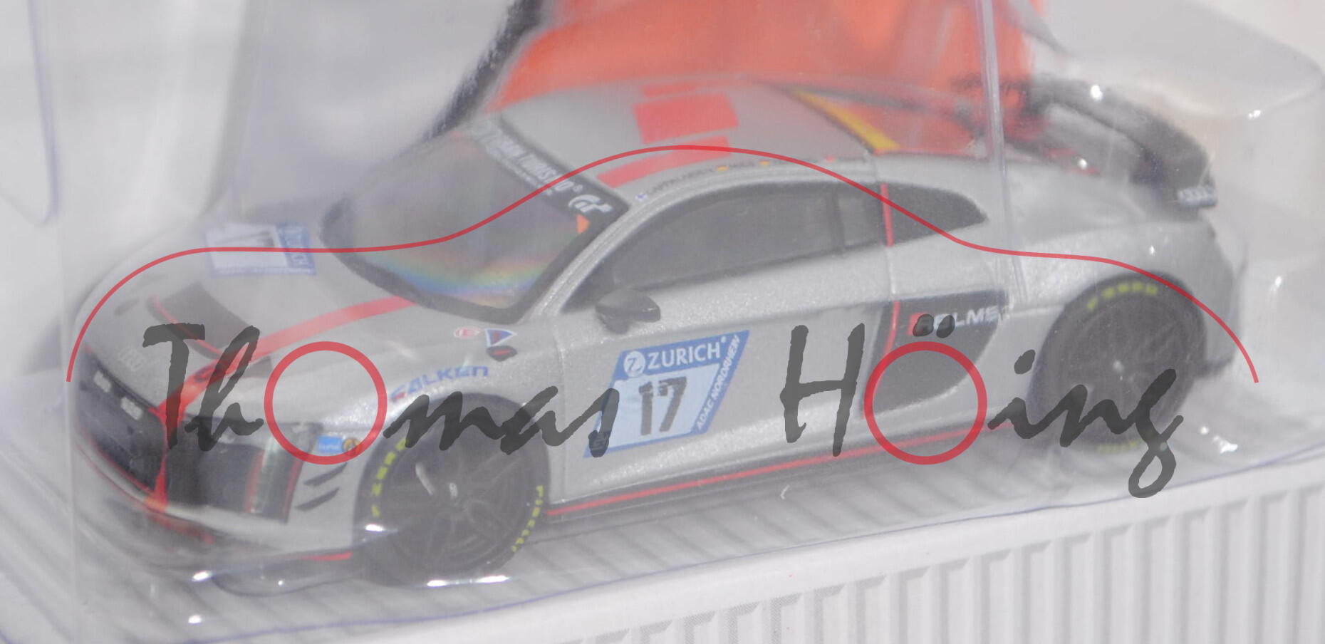 Audi R8 LMS GT4, silber/schwarz, 24h Nürburgring 17, Lappalainen/Mies/Terting/Yoong, Nr. 17, TARMAC