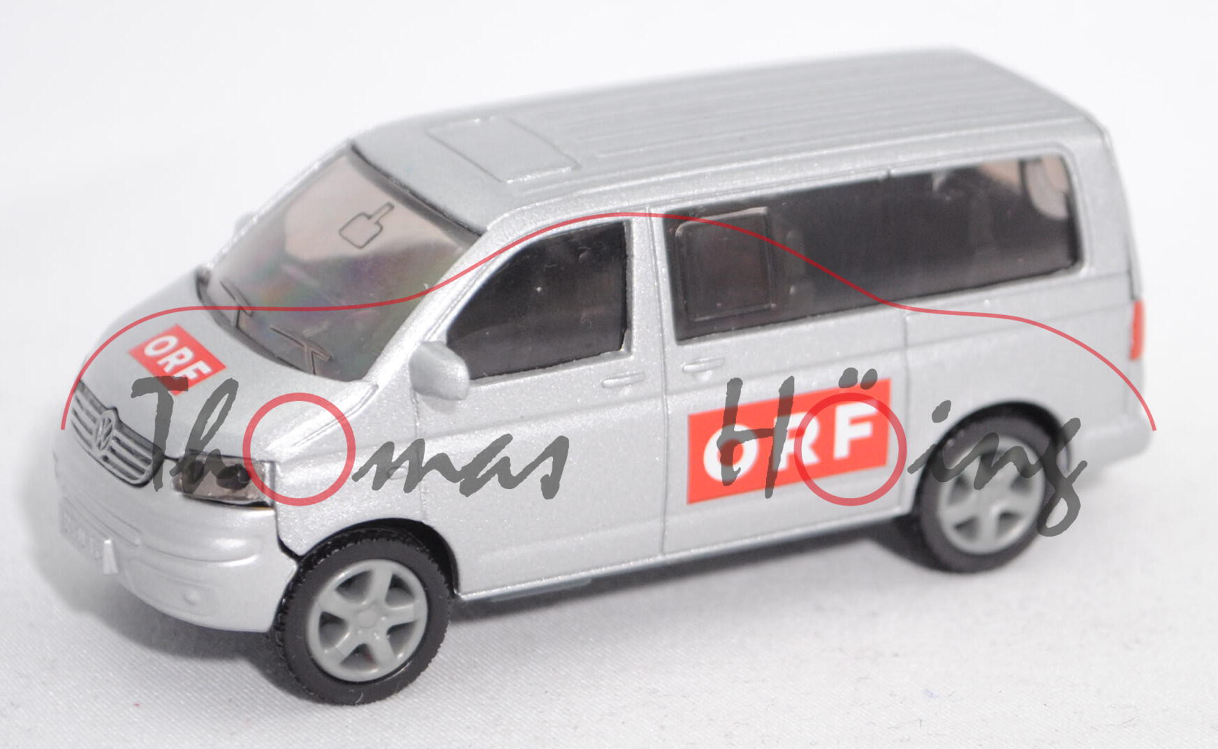 00404 VW T5 Multivan (Typ 7H, Mod. 03-09), silbergraumetallic, ORF, B21 silbergrau, Limited Edition