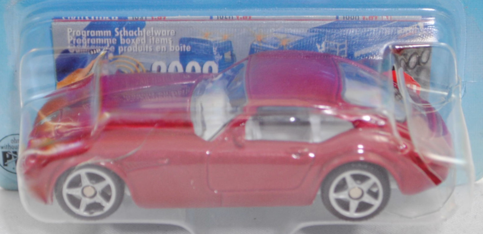 00005 Wiesmann GT MF4 (Modell 2005-2010), hell-braunrotmet., SIKU, 1:53, P29a (Blister gebrochen)