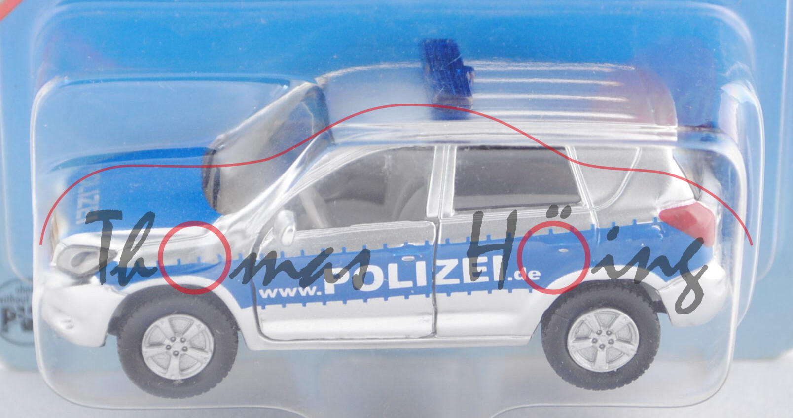 00001 Toyota RAV4 2.2 D-CAT 4x4 (3. Generation, Typ CA30W) Polizei-Geländewagen, Modell 2006-2009, w