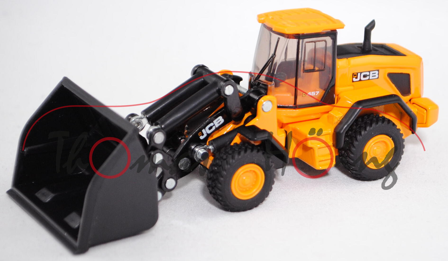 00000 JCB® WLS Radlader 457 HT SHL (Modell 2019-), melonengelb, SIKU SUPER 1:87, L17mpP