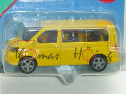 00002 VW T5 Multivan, Modell 2003-2009, kadmiumgelb, P29a (Schachtel geklebt)